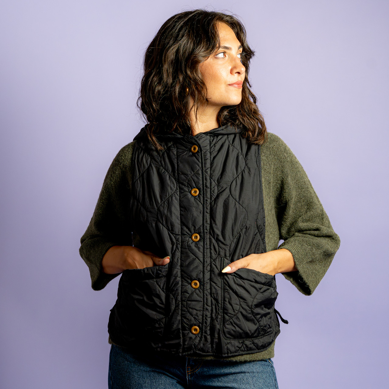 Gilet imbottito nero -  - Le Conturbanti Concept Store