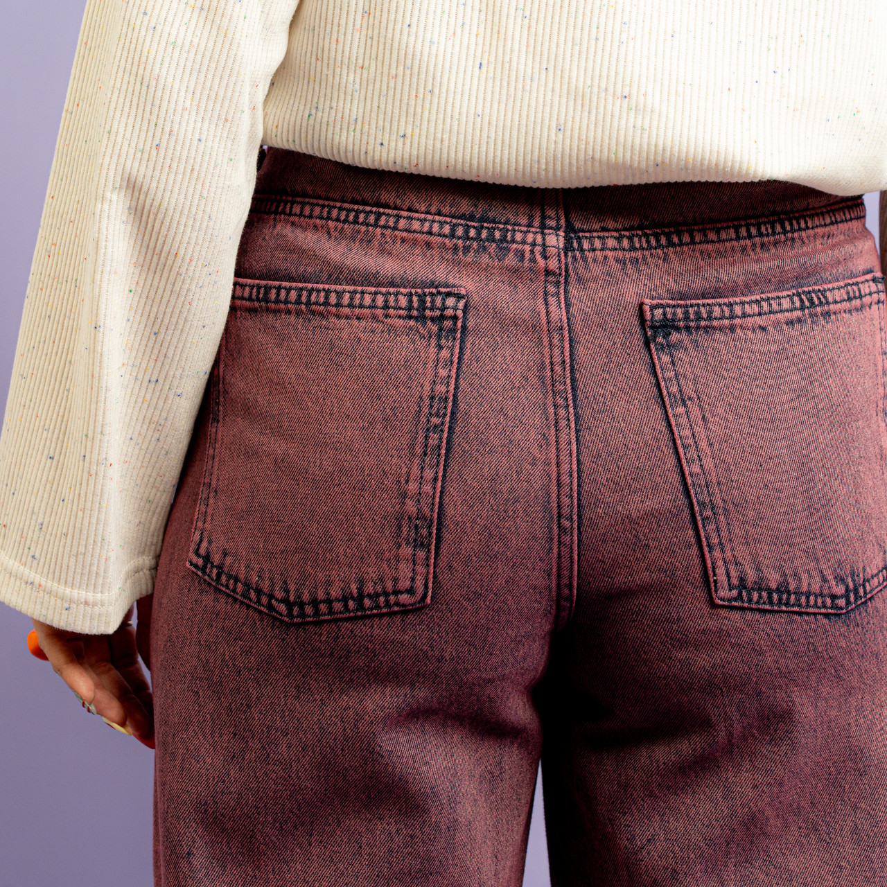 Jeans a palazzo rosa -  - Le Conturbanti Concept Store