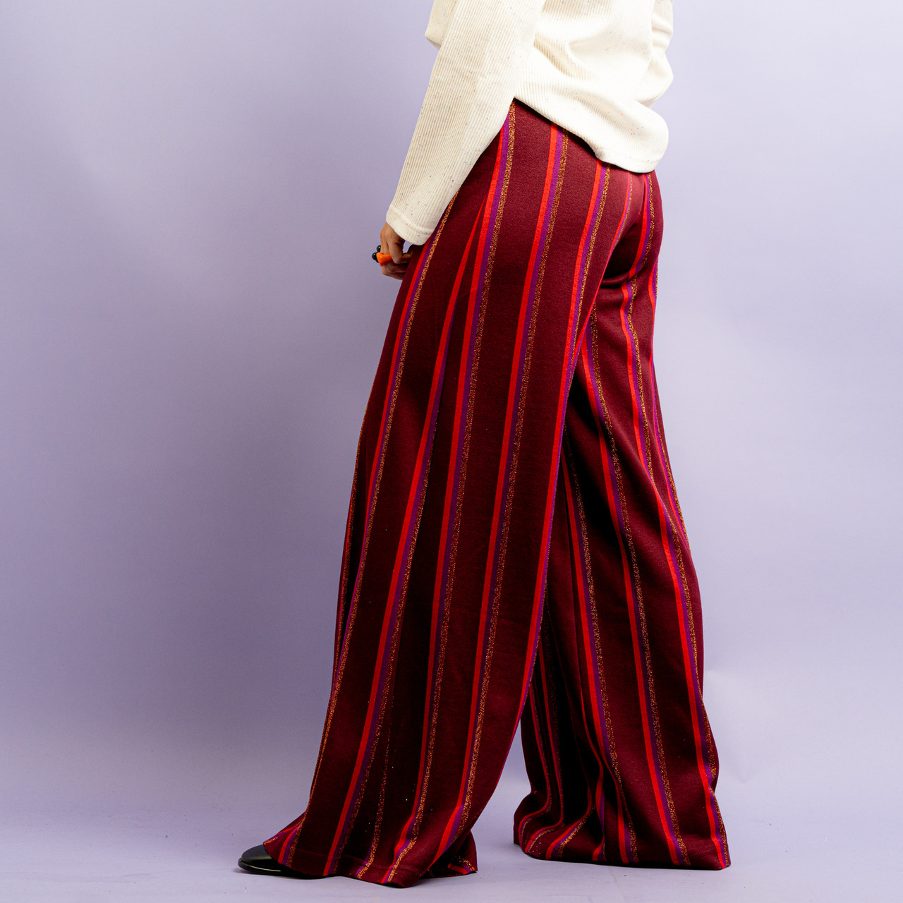 Pantaloni a righe rosse e viola -  - Le Conturbanti Concept Store