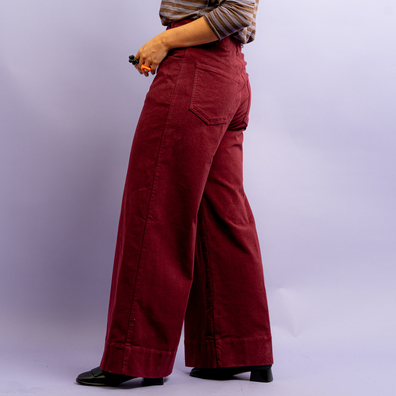 Pantaloni a palazzo bordeaux -  - Le Conturbanti Concept Store