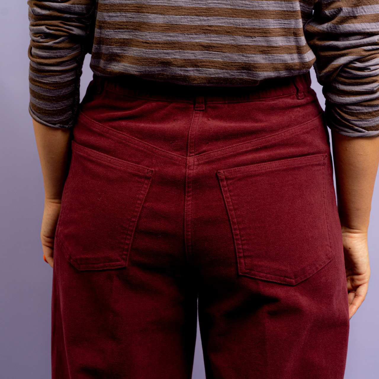Pantaloni a palazzo bordeaux -  - Le Conturbanti Concept Store