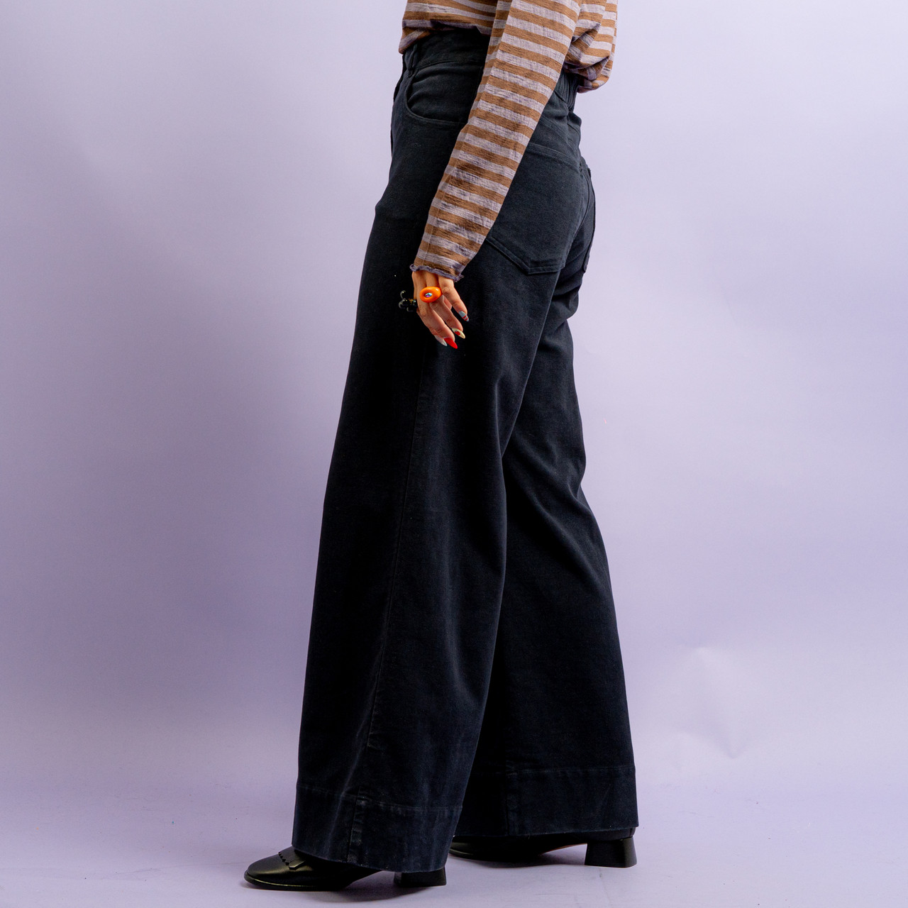 Pantaloni a palazzo blu -  - Le Conturbanti Concept Store