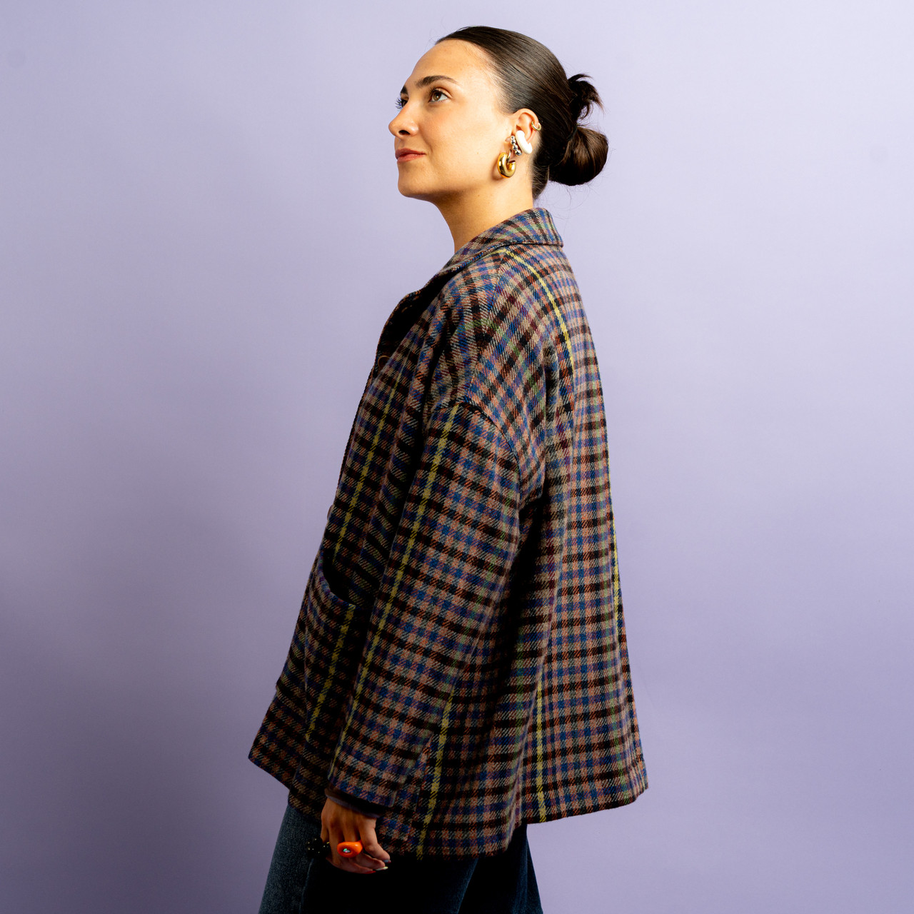 Giacca check multicolor -  - Le Conturbanti Concept Store