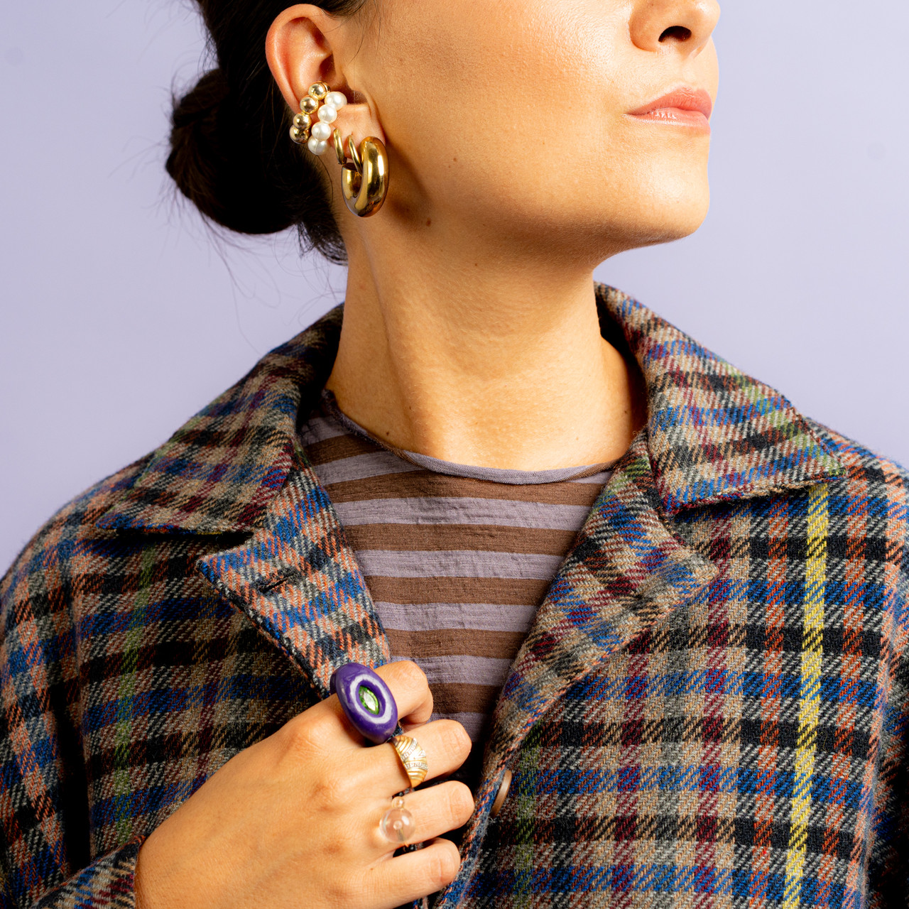 Giacca check multicolor -  - Le Conturbanti Concept Store