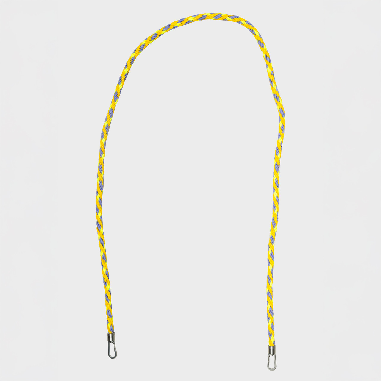 Tracolla intrecciata lunga gialla -  - Le Conturbanti Concept Store