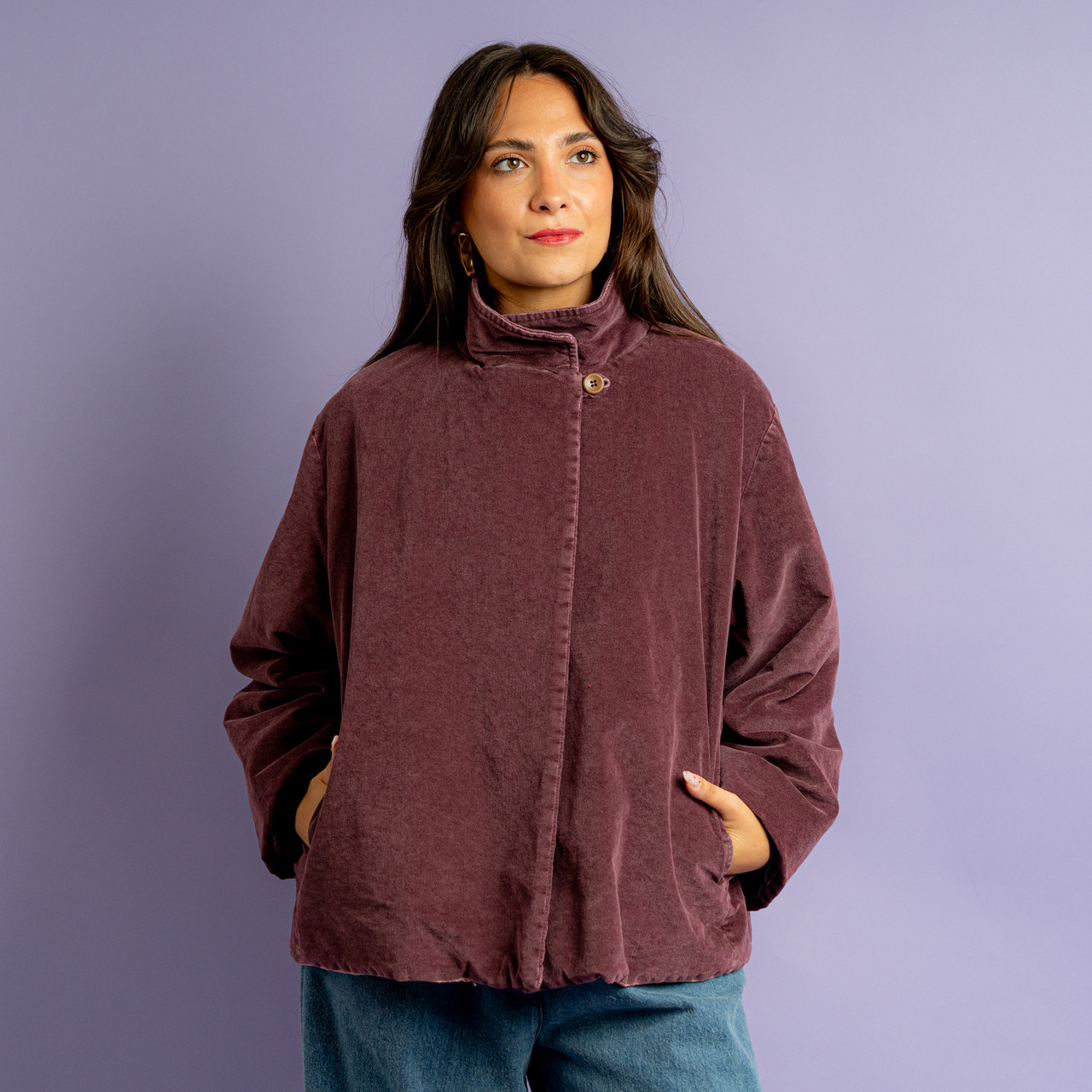 Giacca imbottita vinaccia -  - Le Conturbanti Concept Store