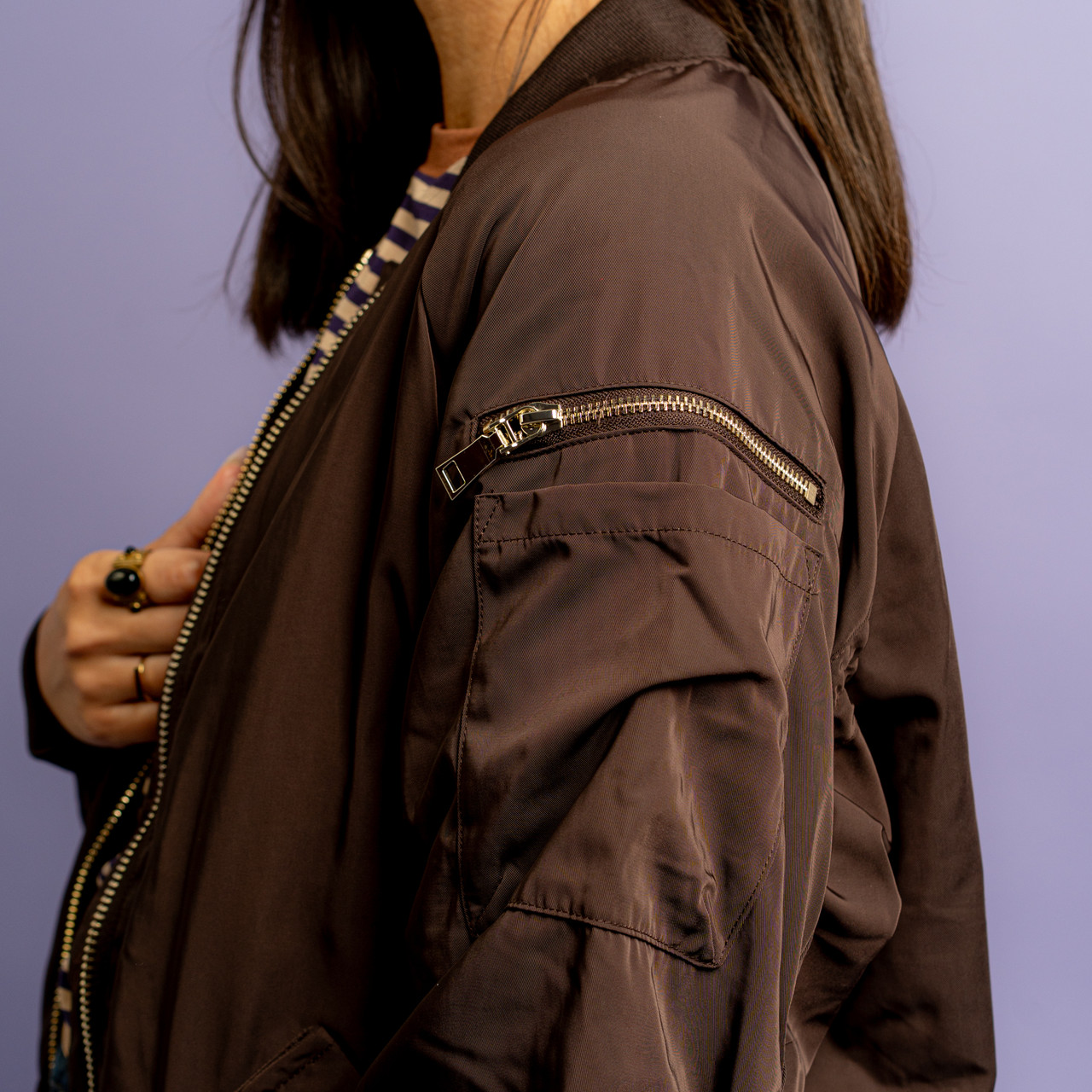 Bomber marrone cioccolato -  - Le Conturbanti Concept Store