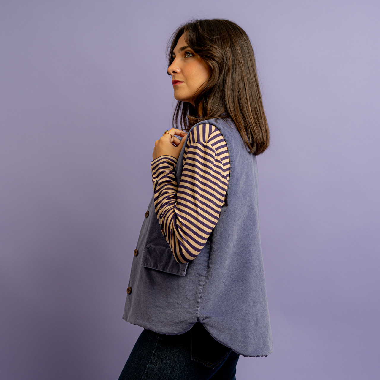 Gilet imbottito lilla -  - Le Conturbanti Concept Store