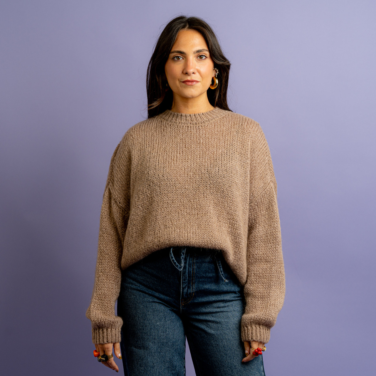 Maglione morbido tortora -  - Le Conturbanti Concept Store