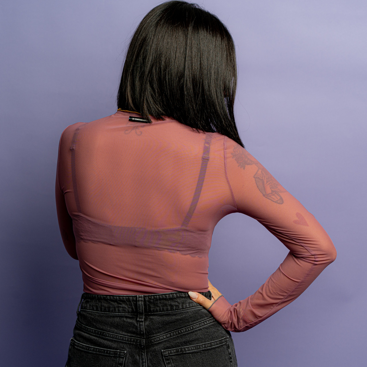 Maglia in tulle rosa antico -  - Le Conturbanti Concept Store