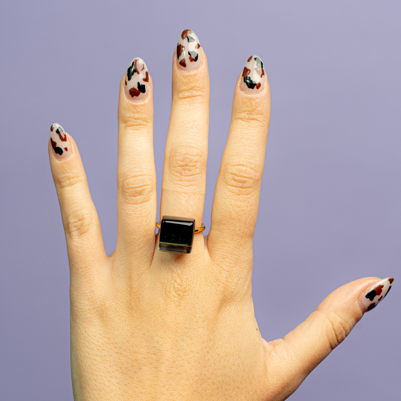 Anello cubo piccolo nero -  - Le Conturbanti Concept Store