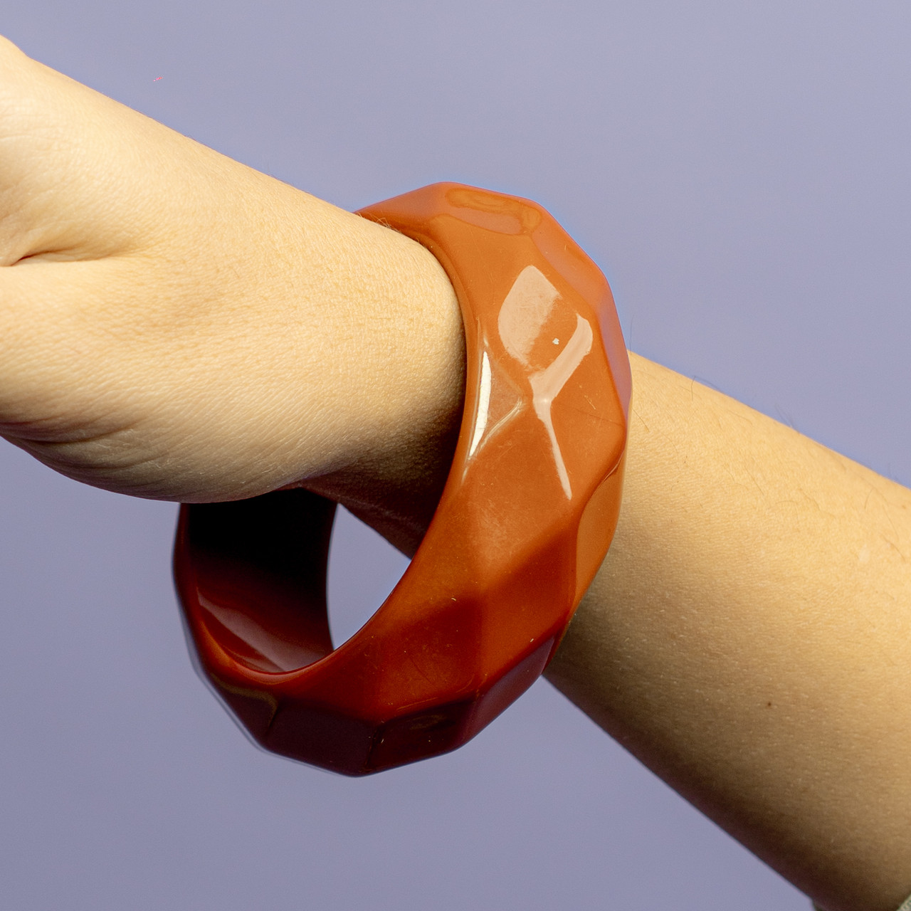 Bracciale lavorato arancione zucca -  - Le Conturbanti Concept Store