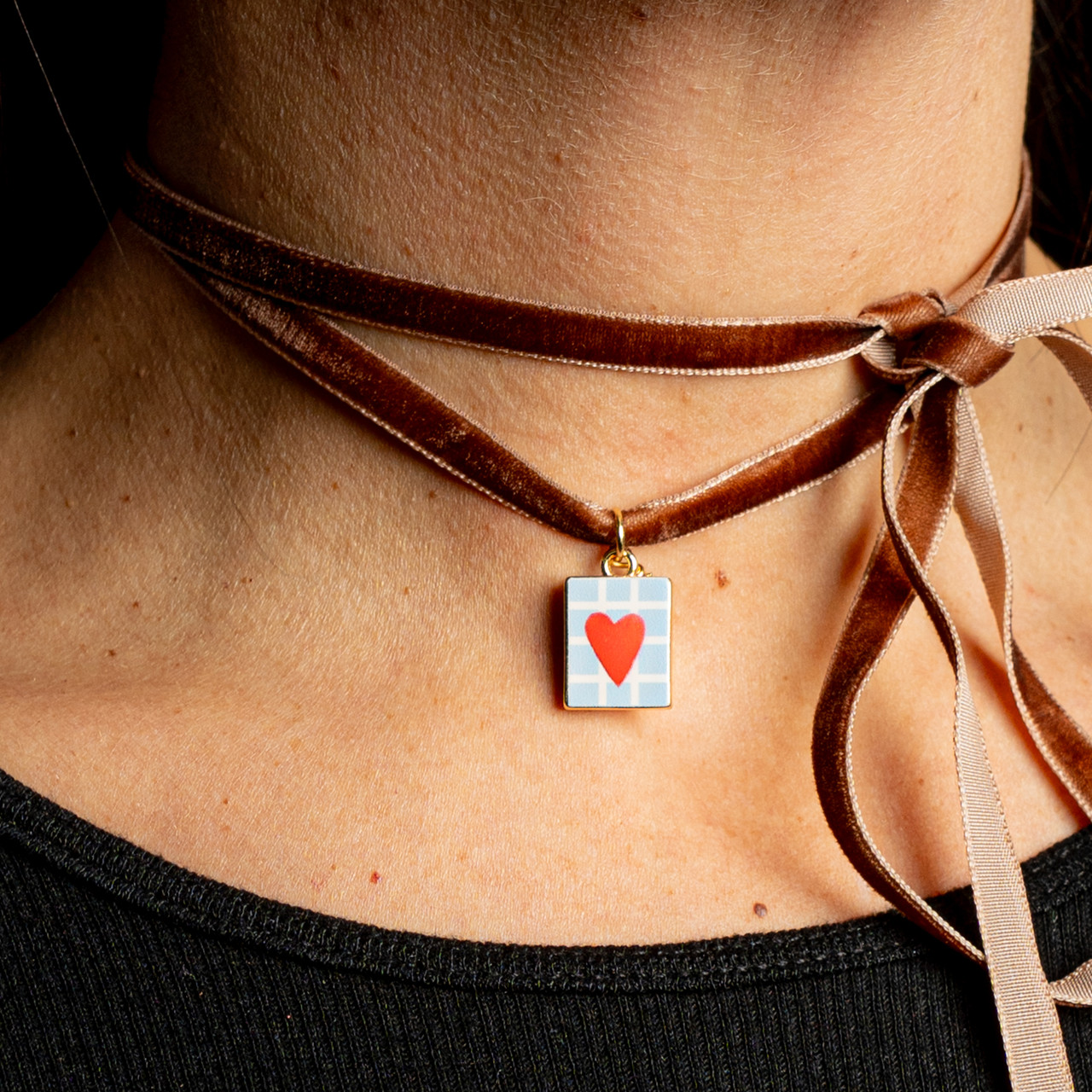 Choker marrone - 1 - Le Conturbanti Concept Store