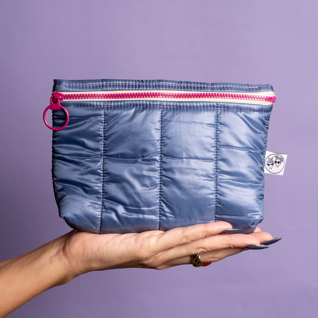 Pochette imbottita azzurra -  - Le Conturbanti Concept Store