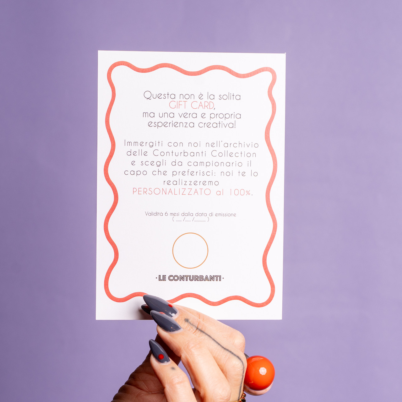 GIFT CARD Su misura - € 50 -  - Le Conturbanti Concept Store