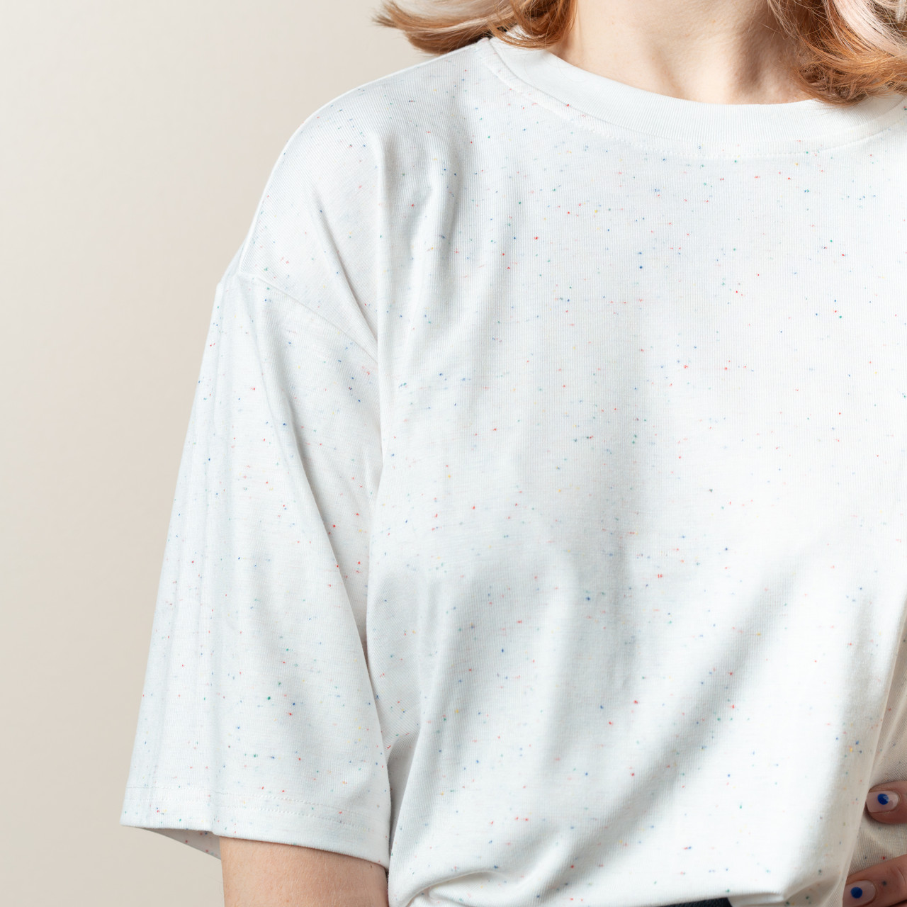 T-shirt micro puntini bianca -  - Le Conturbanti Concept Store