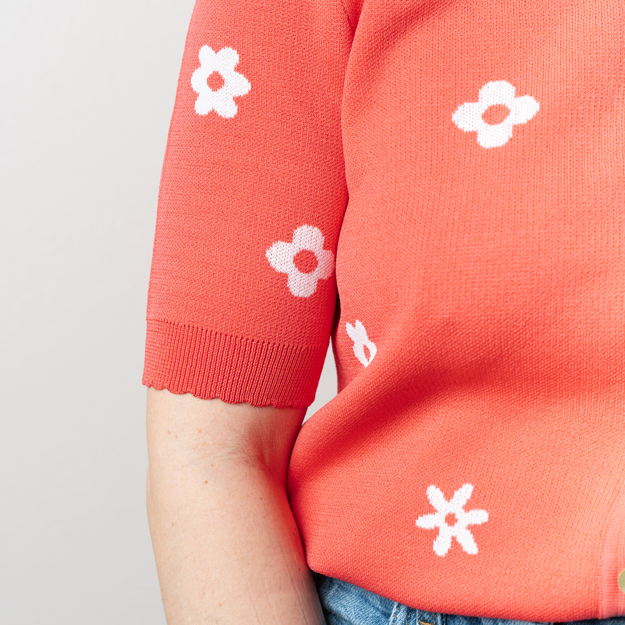 Polo margherite rossa -  - Le Conturbanti Concept Store