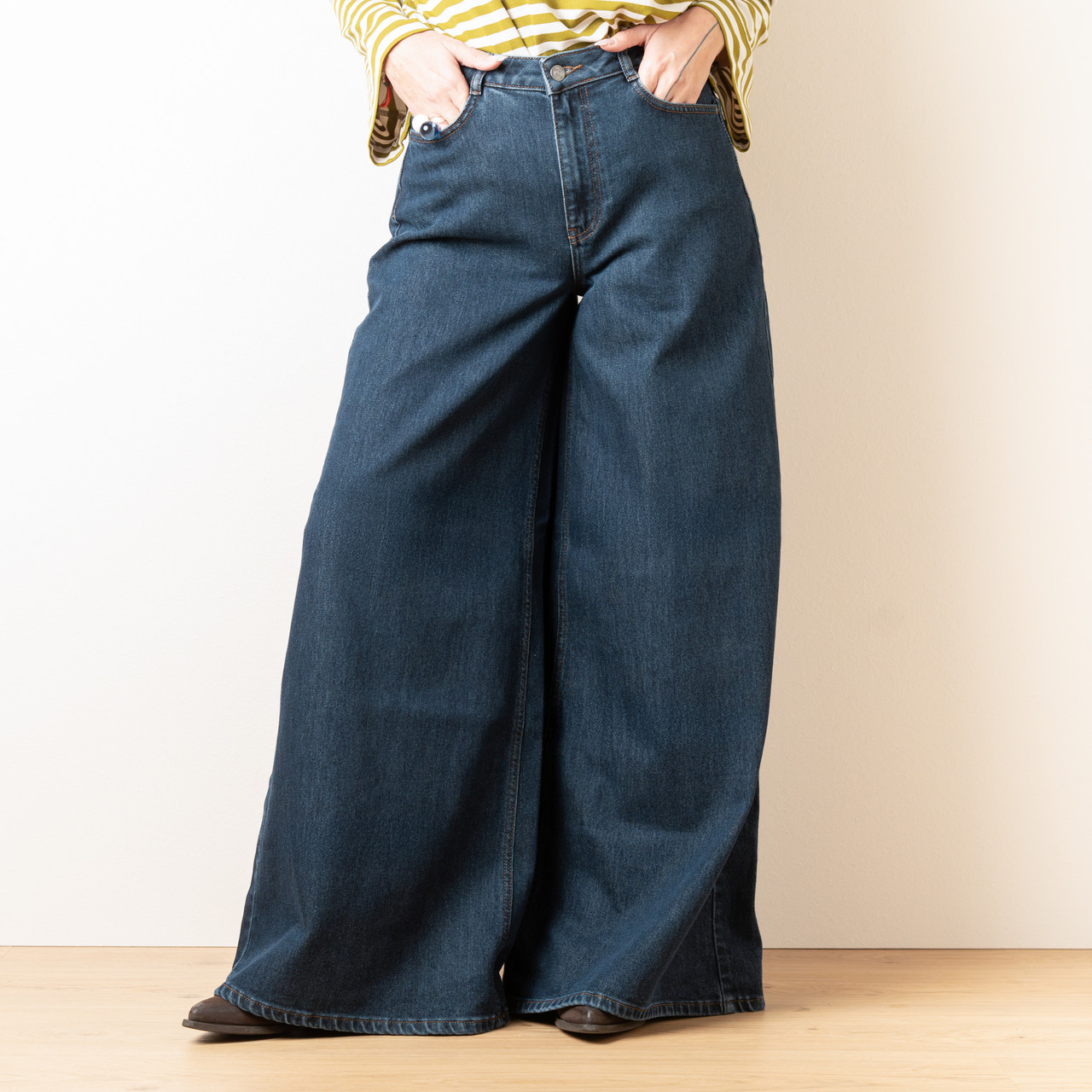 Jeans a palazzo ampio -  - Le Conturbanti Concept Store