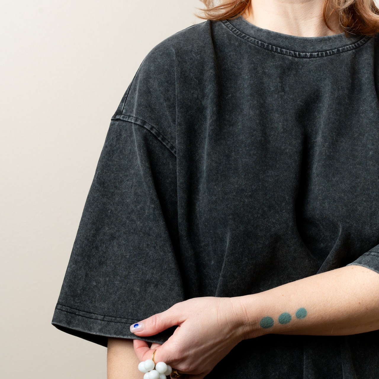 T-shirt oversize antracite -  - Le Conturbanti Concept Store