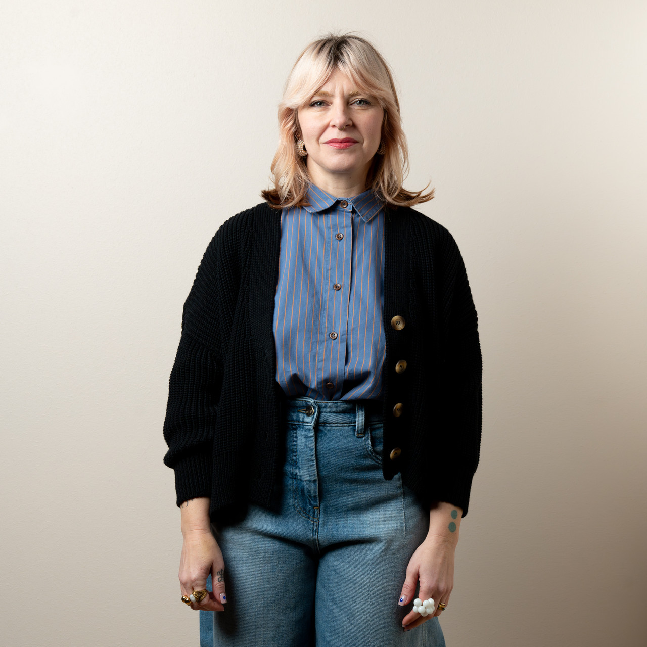 Cardigan in cotone nero -  - Le Conturbanti Concept Store