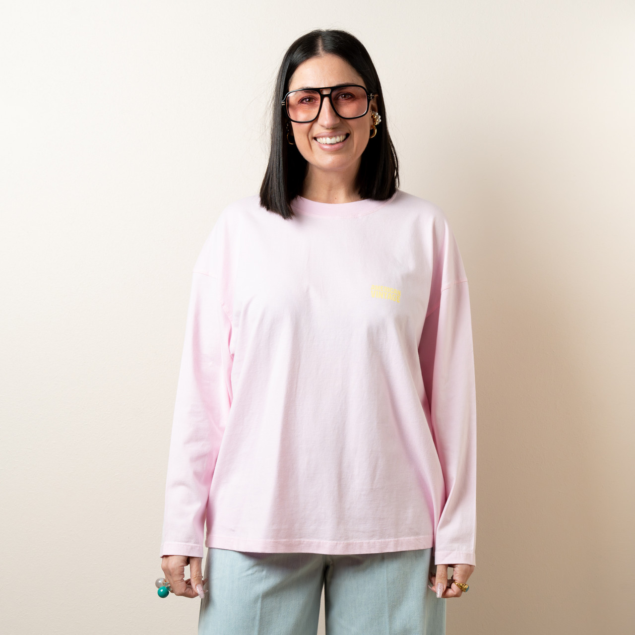 Maglia a maniche lunghe rosa chiaro -  - Le Conturbanti Concept Store