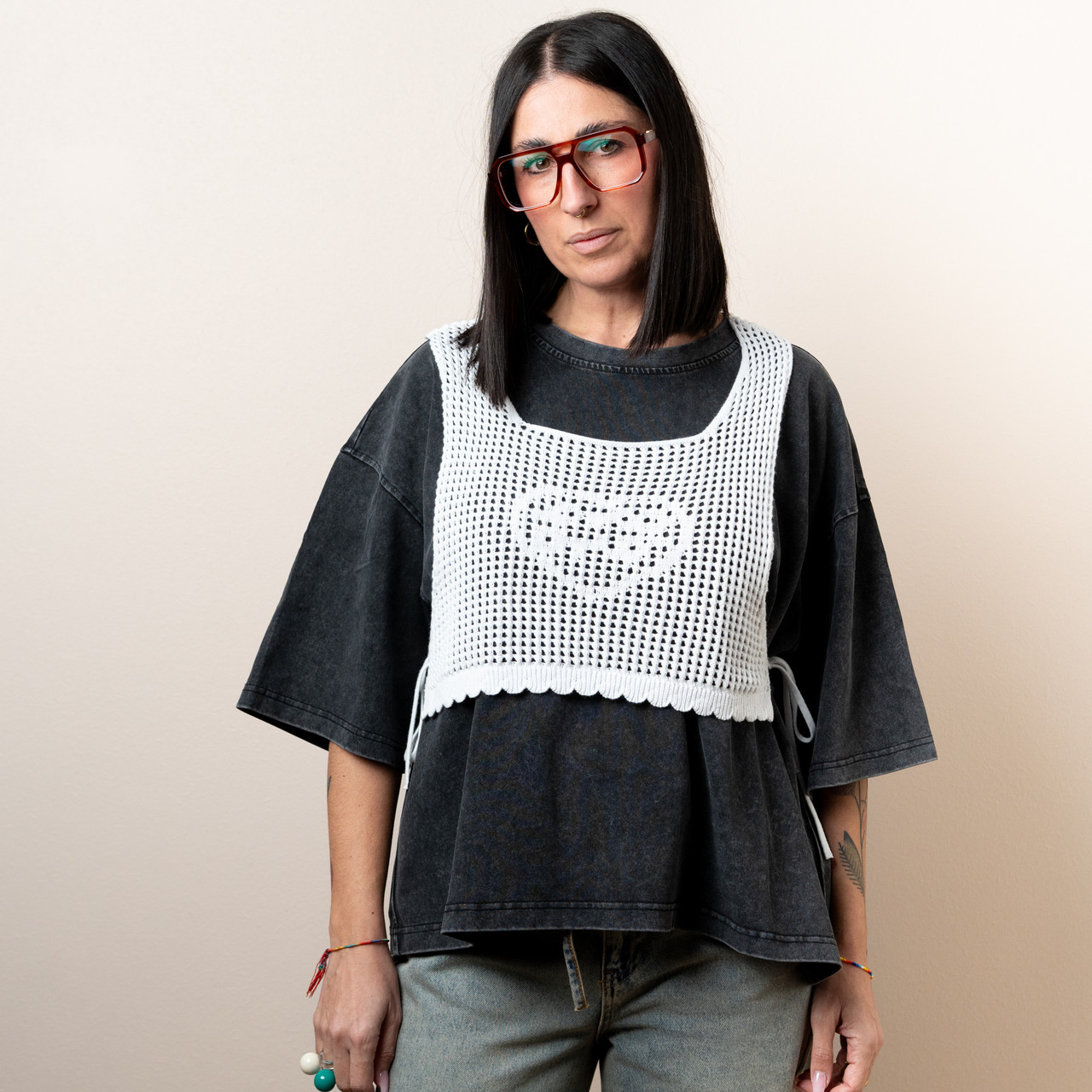 Top crochet bianco -  - Le Conturbanti Concept Store