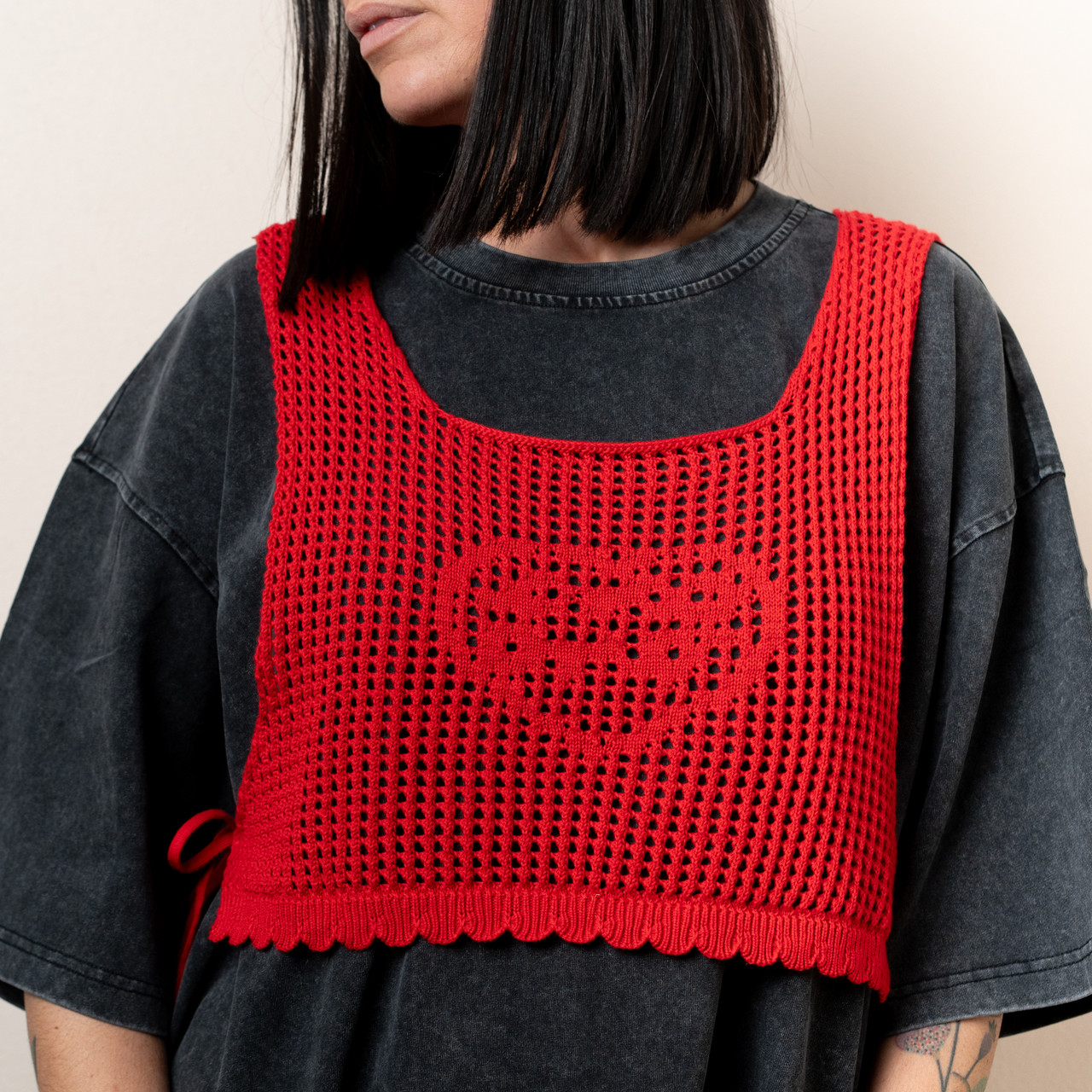 Top crochet rosso -  - Le Conturbanti Concept Store