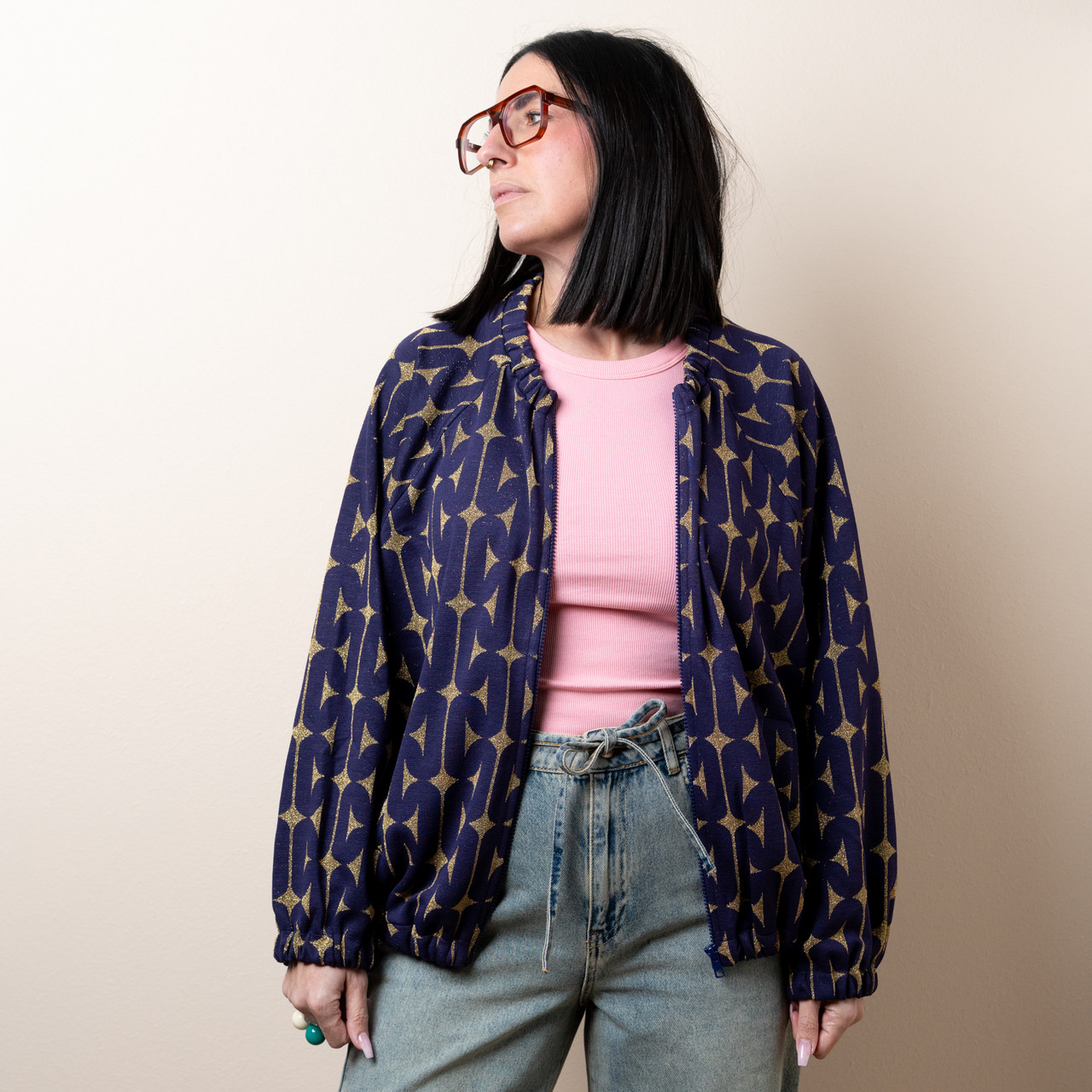 Bomber catena viola -  - Le Conturbanti Concept Store