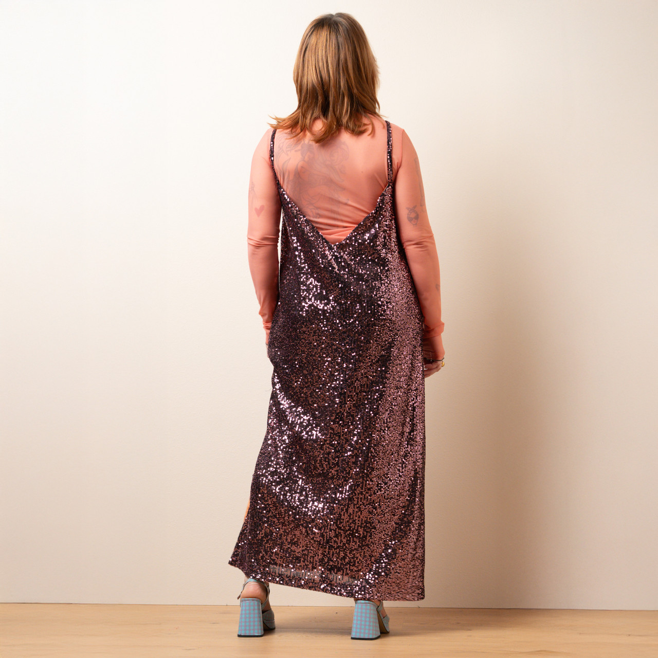 Abito sottoveste paillettes rosa -  - Le Conturbanti Concept Store