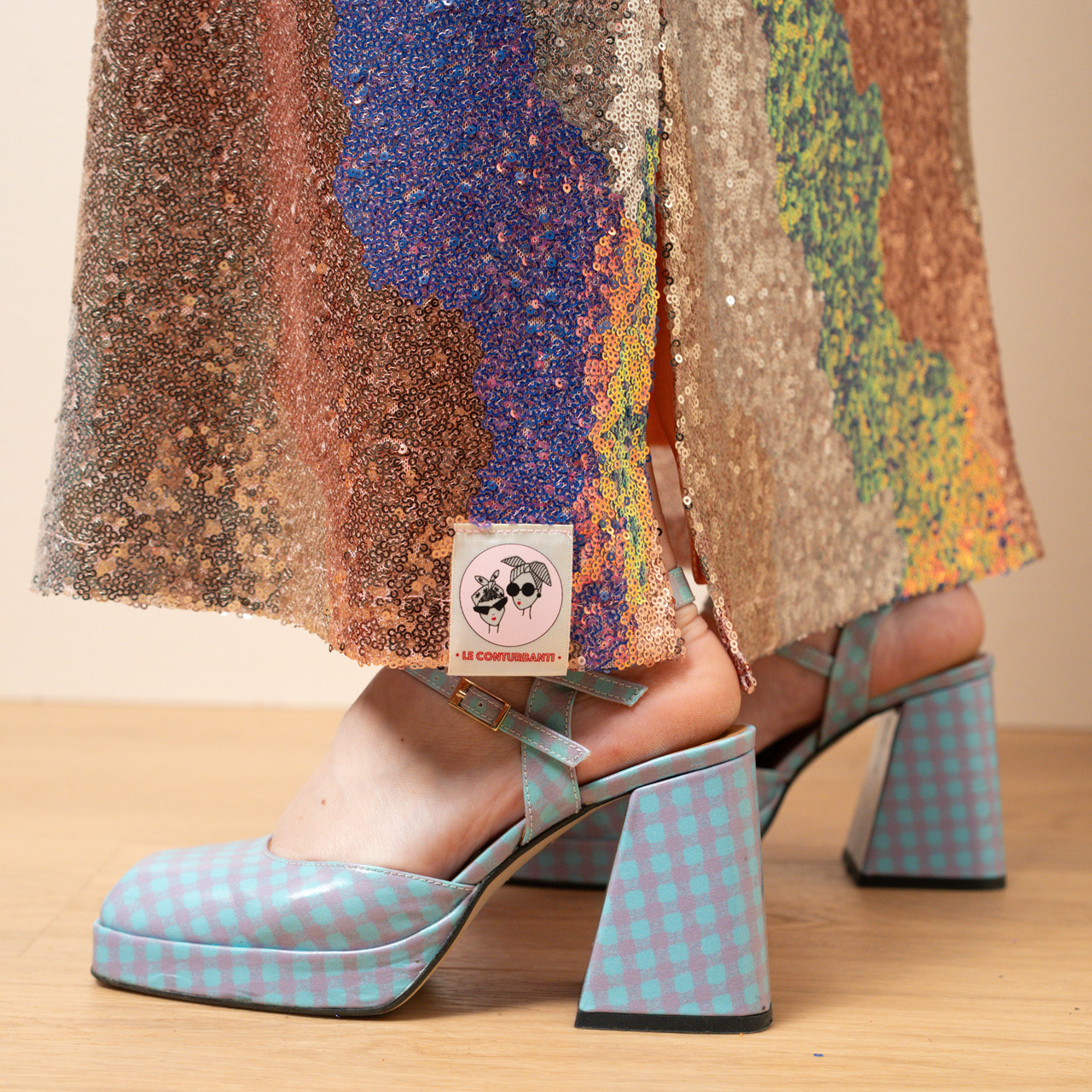 Abito sottoveste paillettes multicolor -  - Le Conturbanti Concept Store