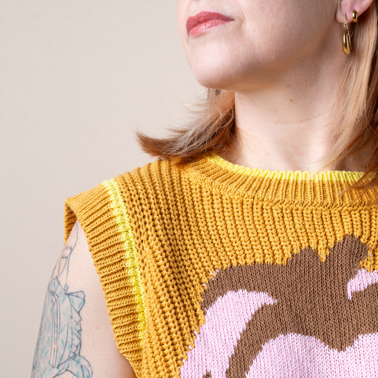 Gilet pomodoro ocra -  - Le Conturbanti Concept Store