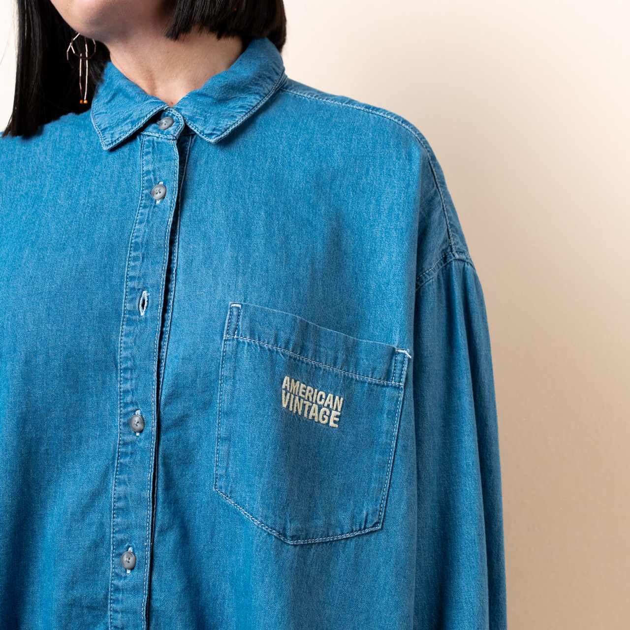 Camicia a maniche lunghe in jeans -  - Le Conturbanti Concept Store