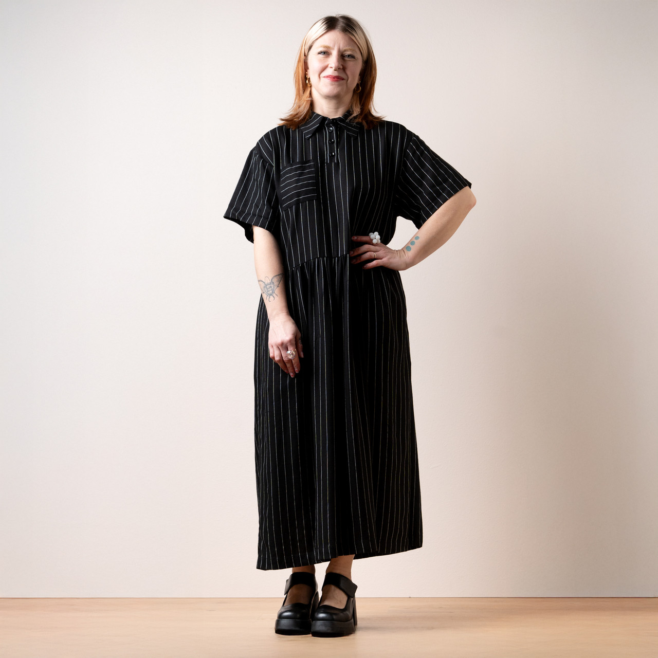 Abito gessato nero -  - Le Conturbanti Concept Store