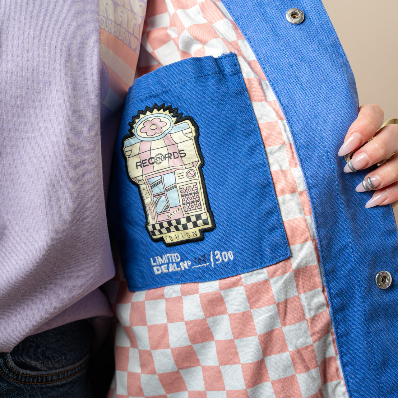 Giacca worker blu elettrico -  - Le Conturbanti Concept Store