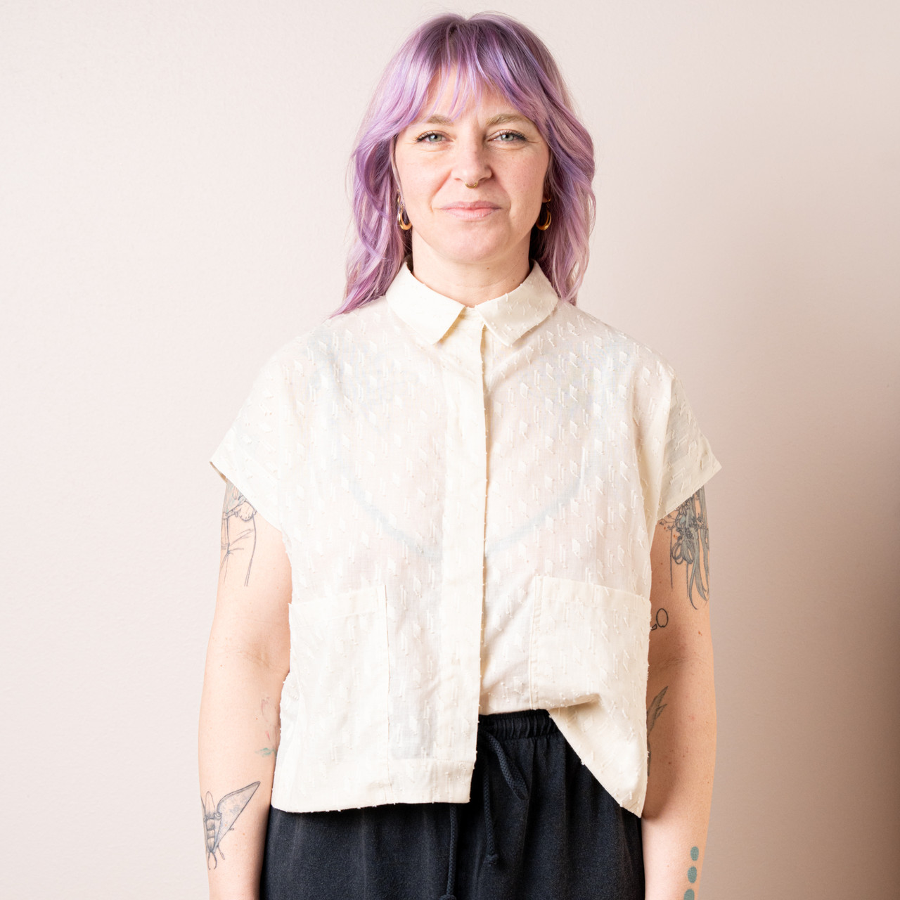 Camicia lavorata burro -  - Le Conturbanti Concept Store