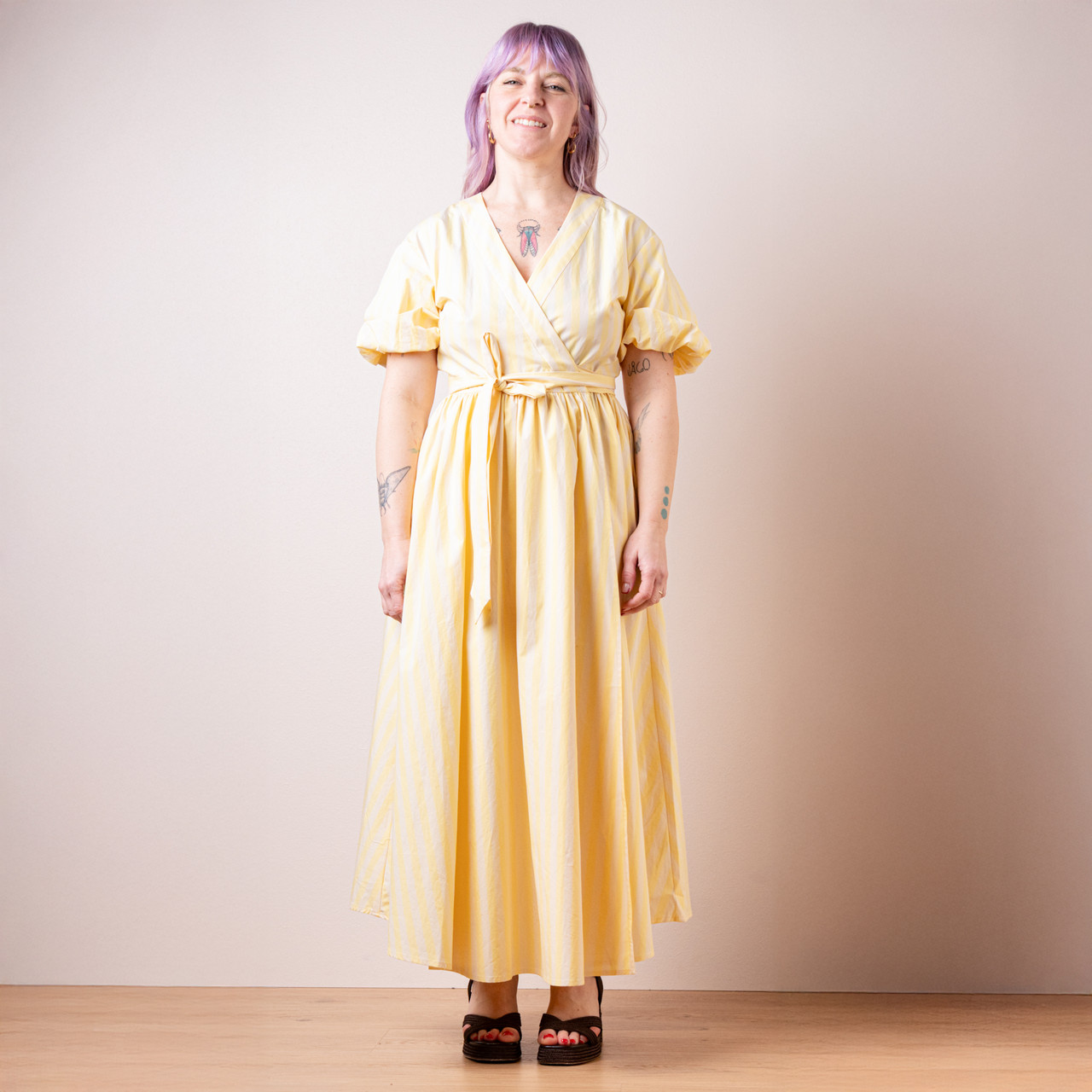 Abito a righe gialle -  - Le Conturbanti Concept Store