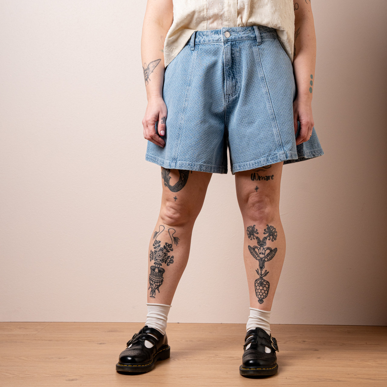 Shorts di jeans lavorati -  - Le Conturbanti Concept Store