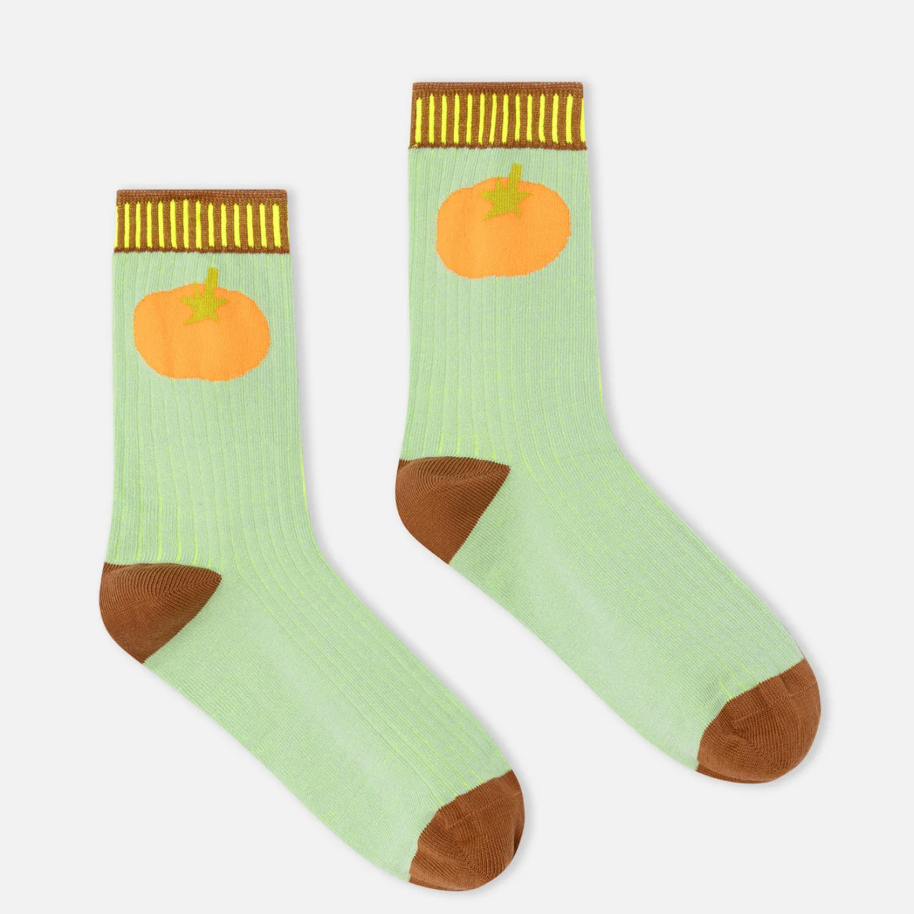 Calzini pomodoro verde acqua -  - Le Conturbanti Concept Store