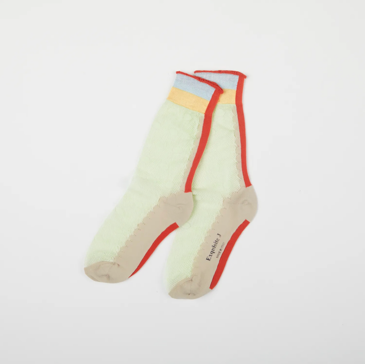 Calzini rete verde mela -  - Le Conturbanti Concept Store