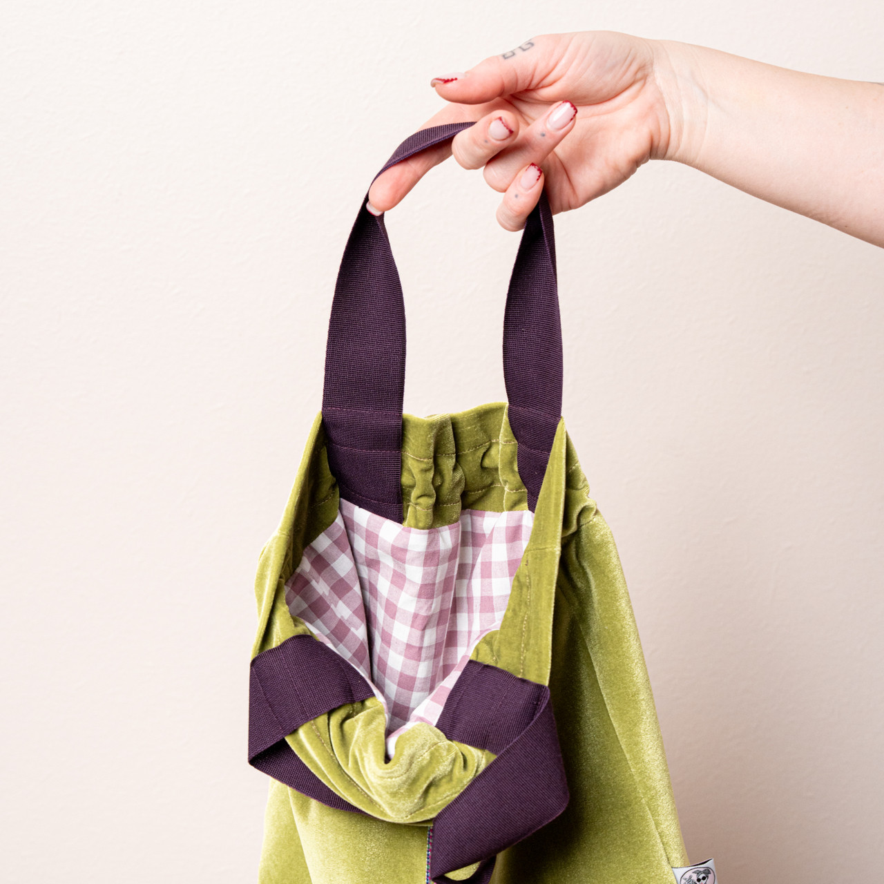 Borsa a mano velluto verde -  - Le Conturbanti Concept Store