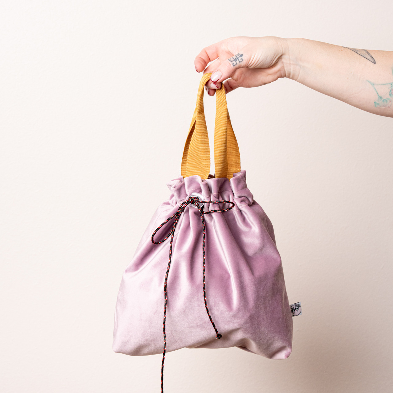 Borsa a mano velluto lilla - Variante 2 - Le Conturbanti Concept Store