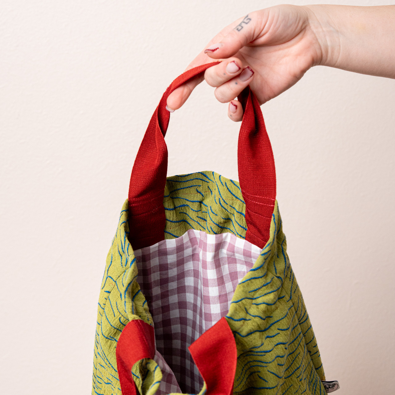 Borsa a mano zebrata lime -  - Le Conturbanti Concept Store