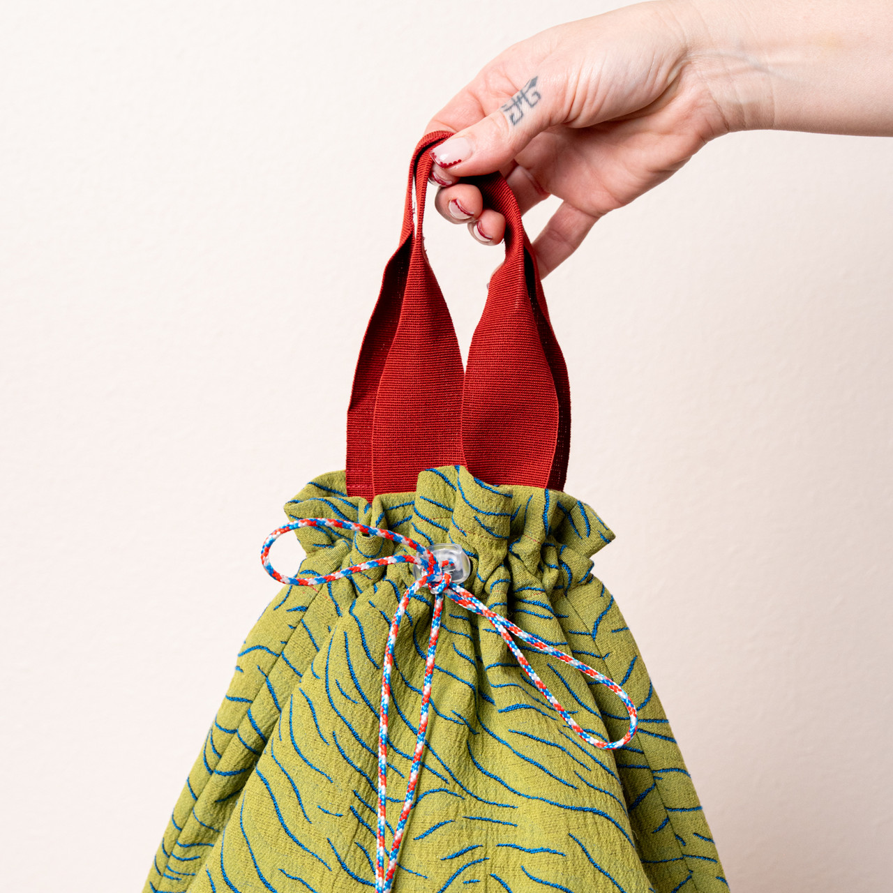Borsa a mano zebrata lime -  - Le Conturbanti Concept Store