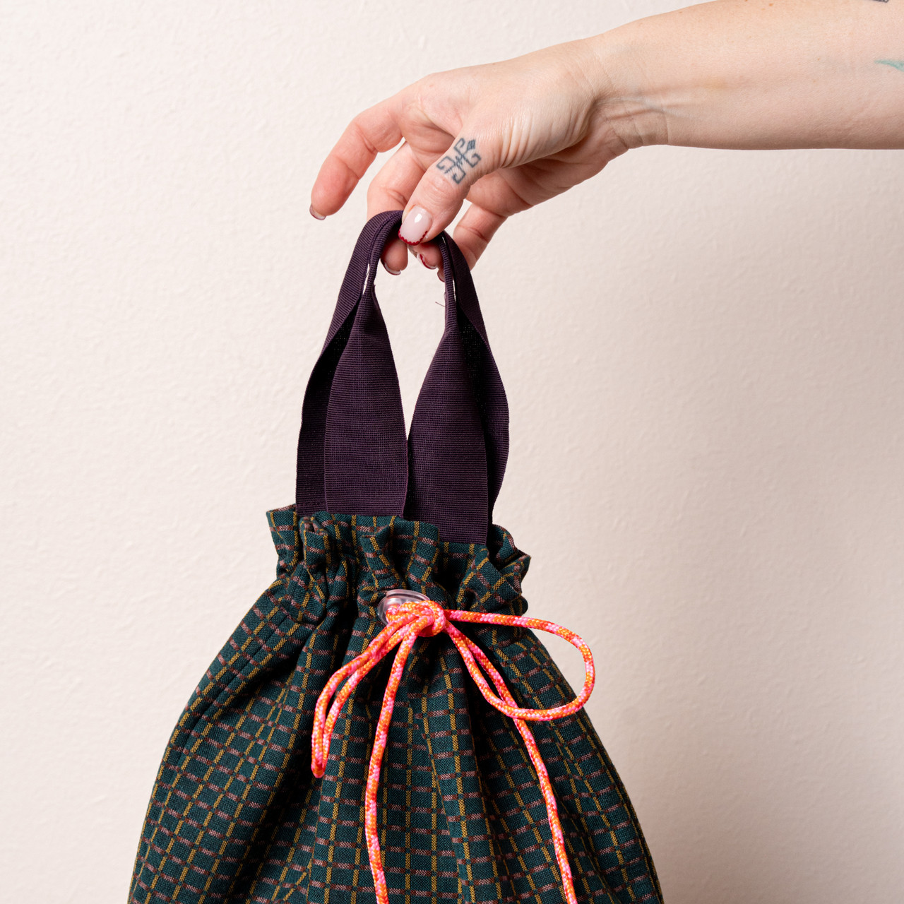 Borsa a mano quadretti verdi -  - Le Conturbanti Concept Store