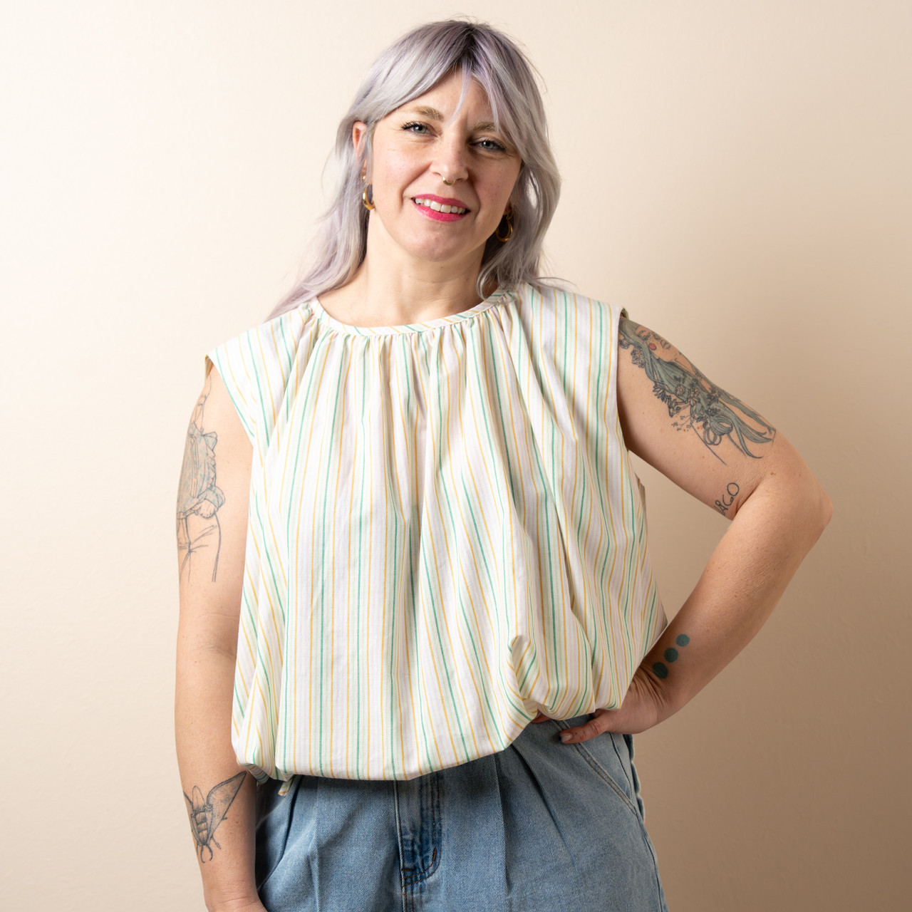 Blusa a righe multicolor -  - Le Conturbanti Concept Store