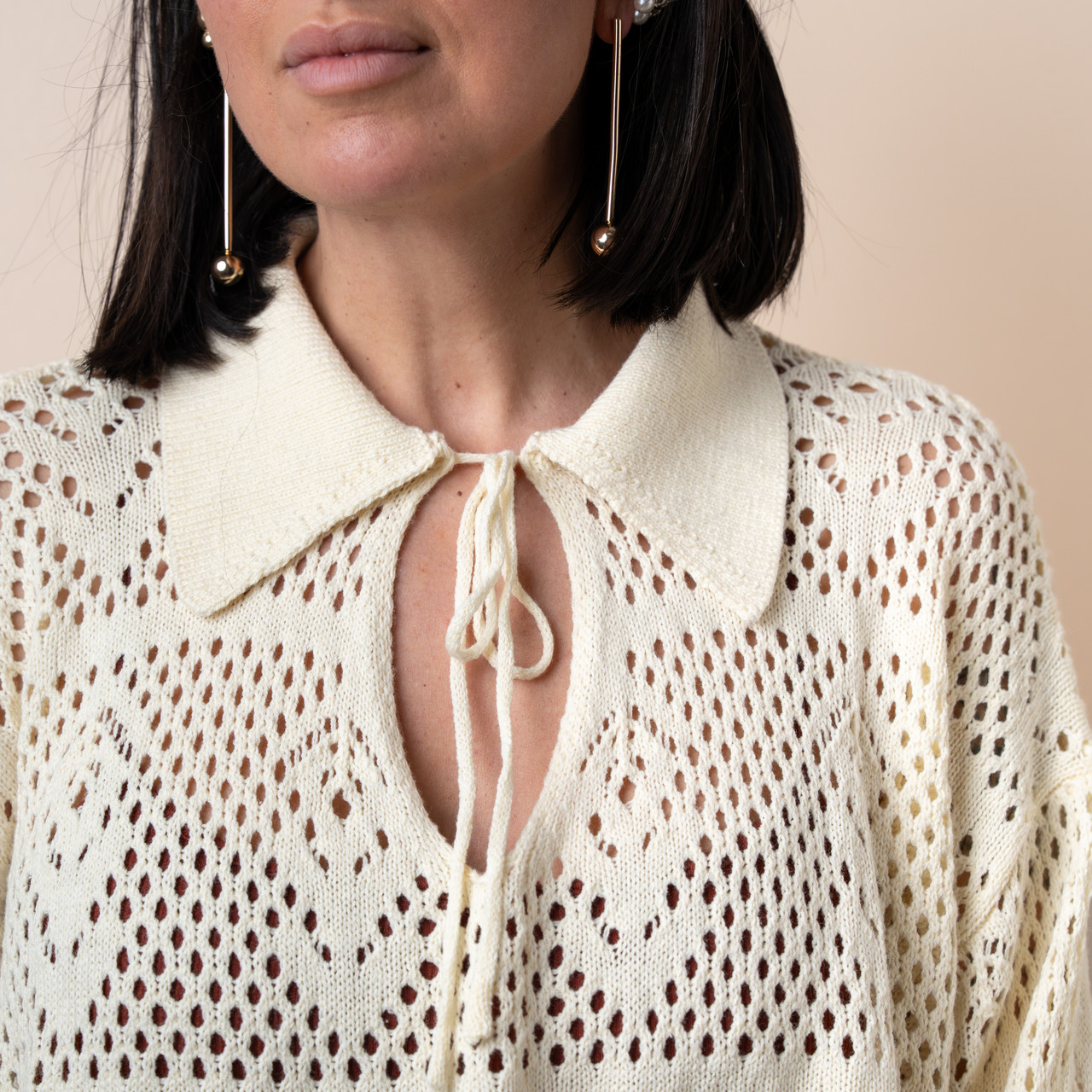 Polo in crochet burro -  - Le Conturbanti Concept Store