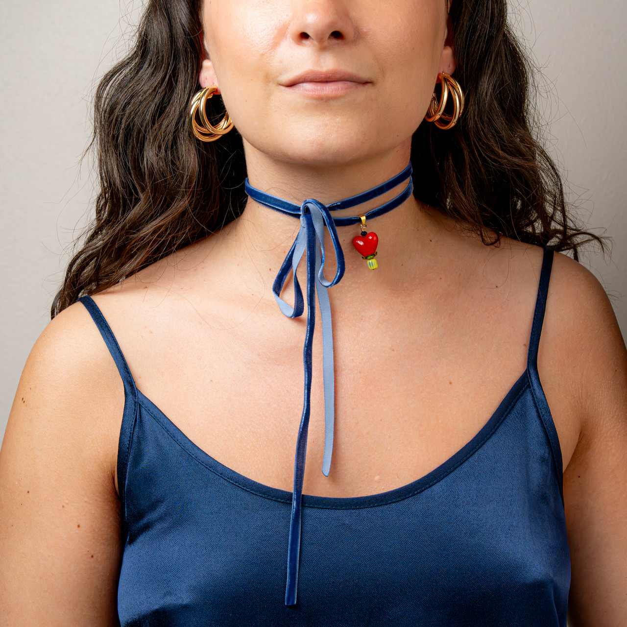 Choker blu avio -  - Le Conturbanti Concept Store