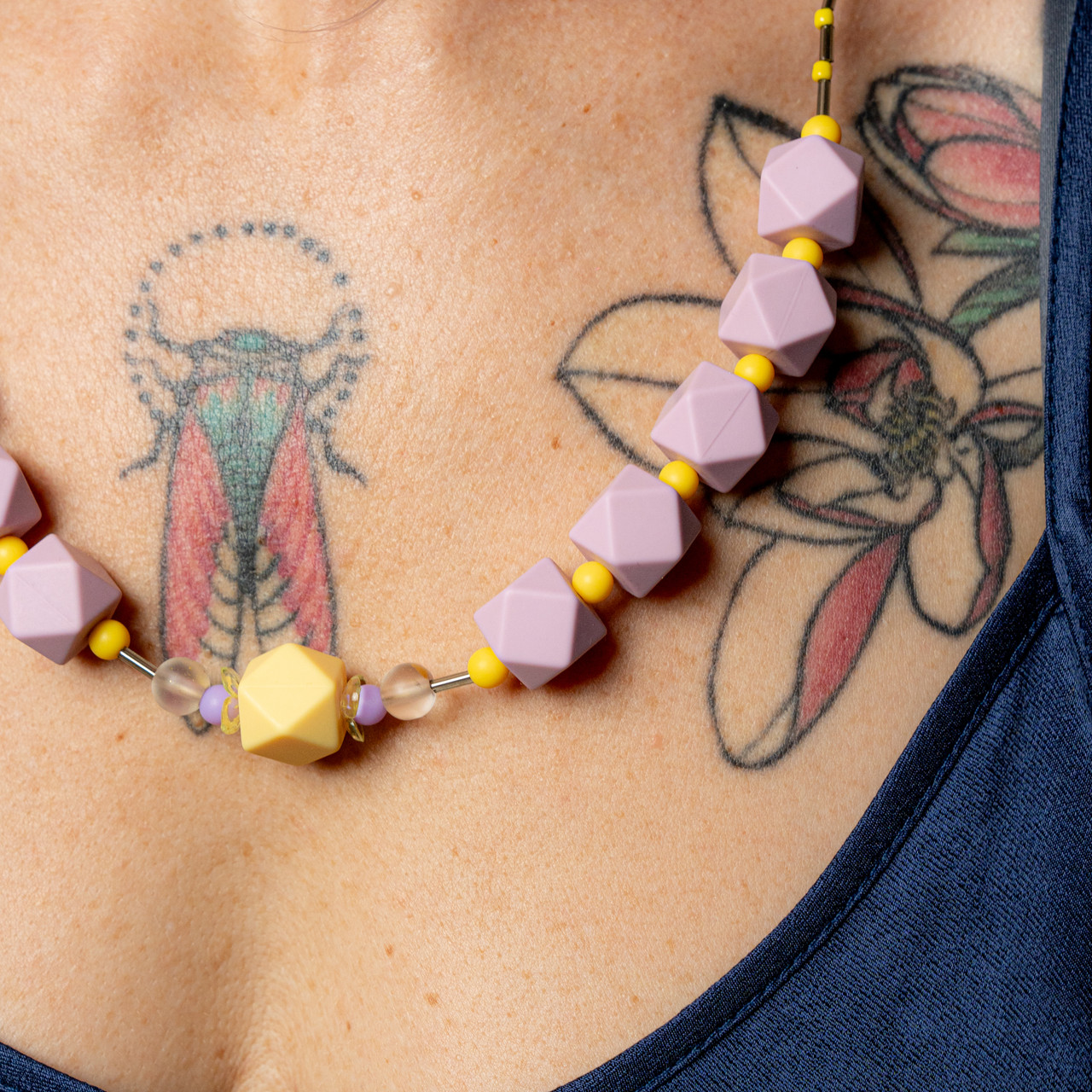 collana pietre morbide rosa -  - Le Conturbanti Concept Store