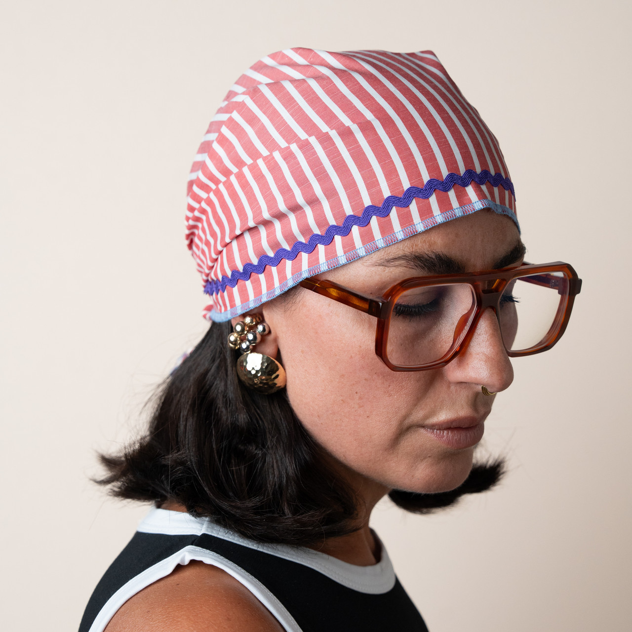 Bandana righe rosse -  - Le Conturbanti Concept Store