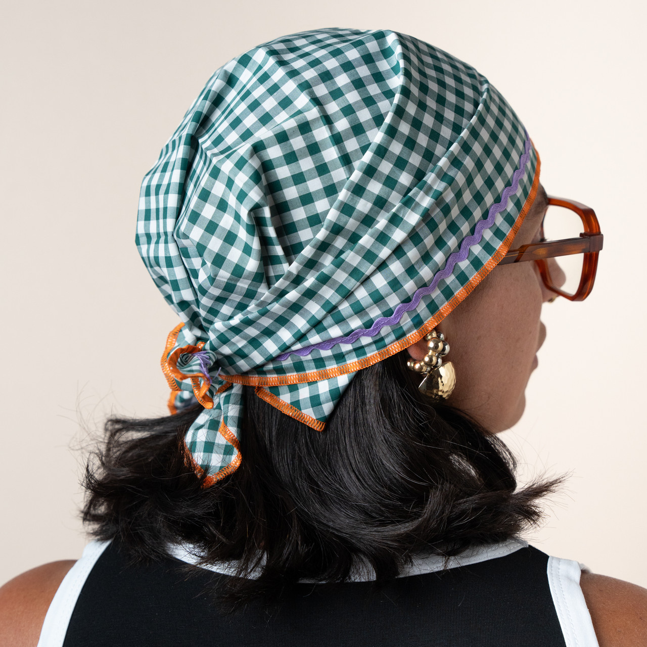 Bandana quadretti verdi -  - Le Conturbanti Concept Store